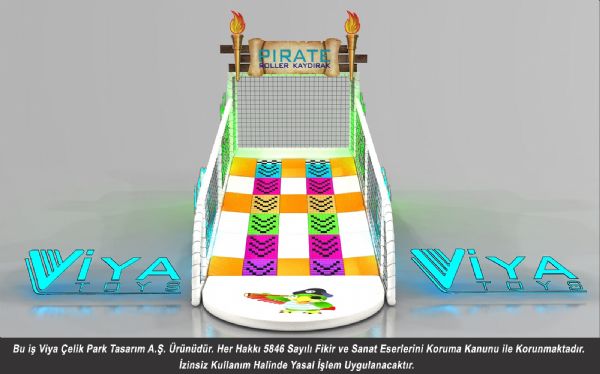 Roller Korsan Kaydrak ift Line Tema Oyun Alanlar 2020 Model